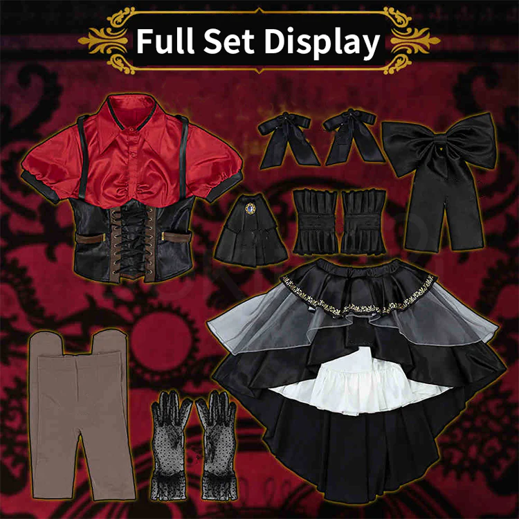 【Size S-XL】DokiDoki-R Game BanG Dream !  Mortis / Doloris / Amoris / Oblivionis / Timoris Cosplay  Ave Mujica Costume - Image 11