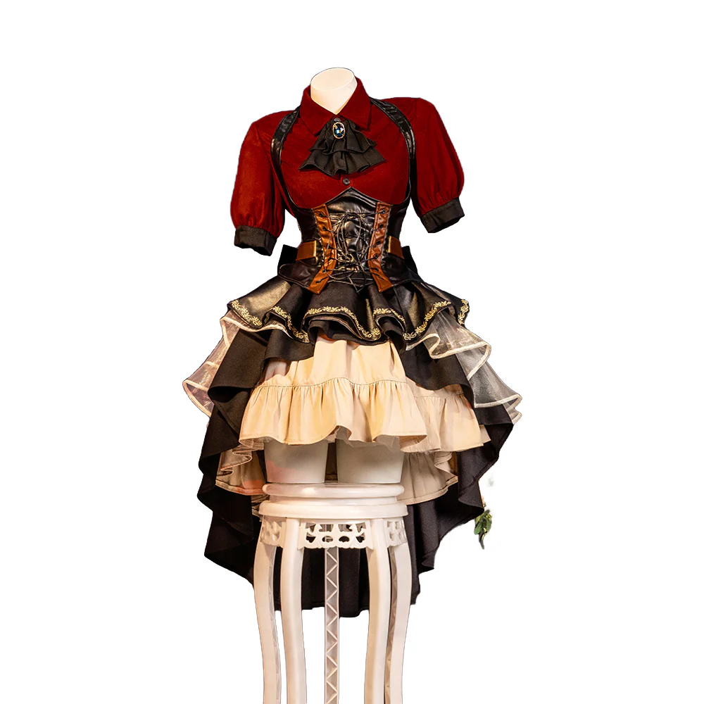 【In Stock】【Size S-2XL】DokiDoki-R Game BanG Dream! Cosplay Togawa Sakiko Costume Stage Dress Ave Mujica - Image 5