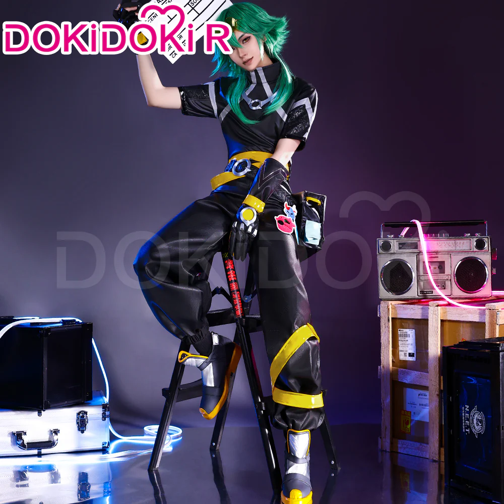 DokiDoki-R Game Cosplay Costume Black