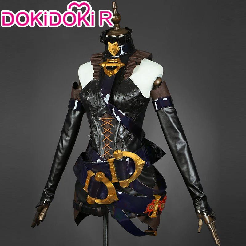 DokiDoki-R Game Cosplay Costume Black - Image 5