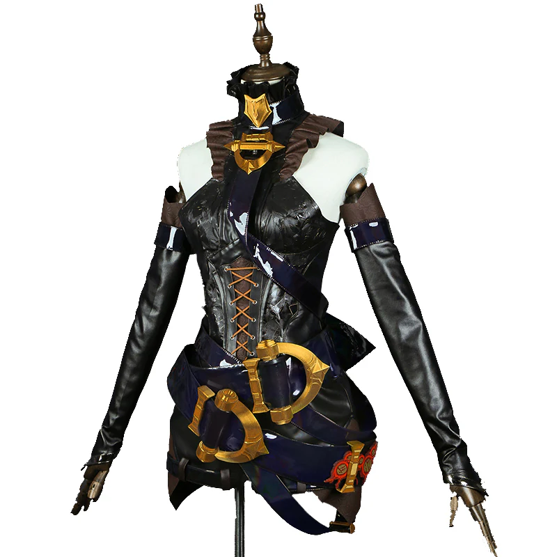 DokiDoki-R Game Cosplay Costume Black - Image 6
