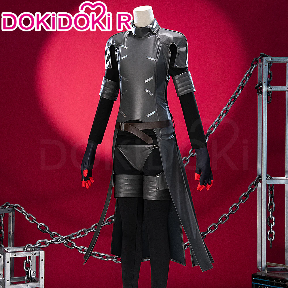 DokiDoki-R Game Cosplay Men Costume Black Combat Suit - Image 2