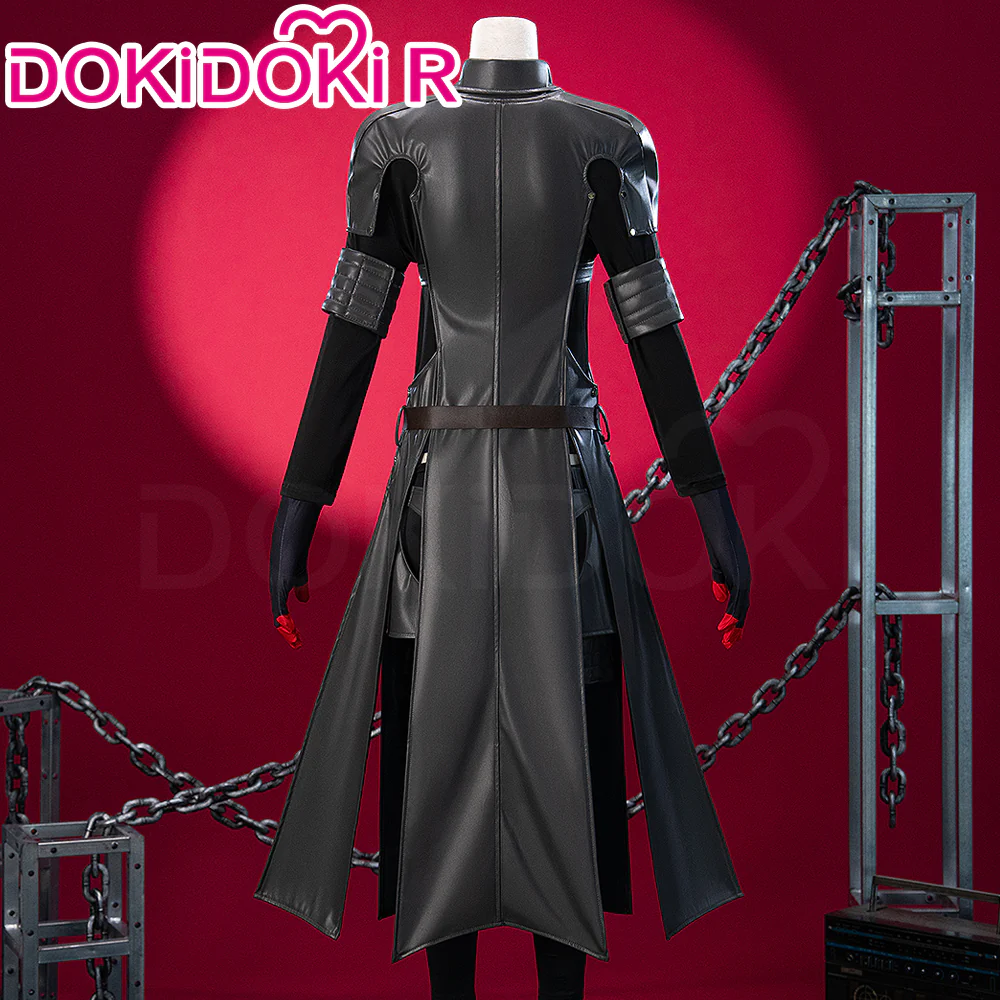 DokiDoki-R Game Cosplay Men Costume Black Combat Suit - Image 3