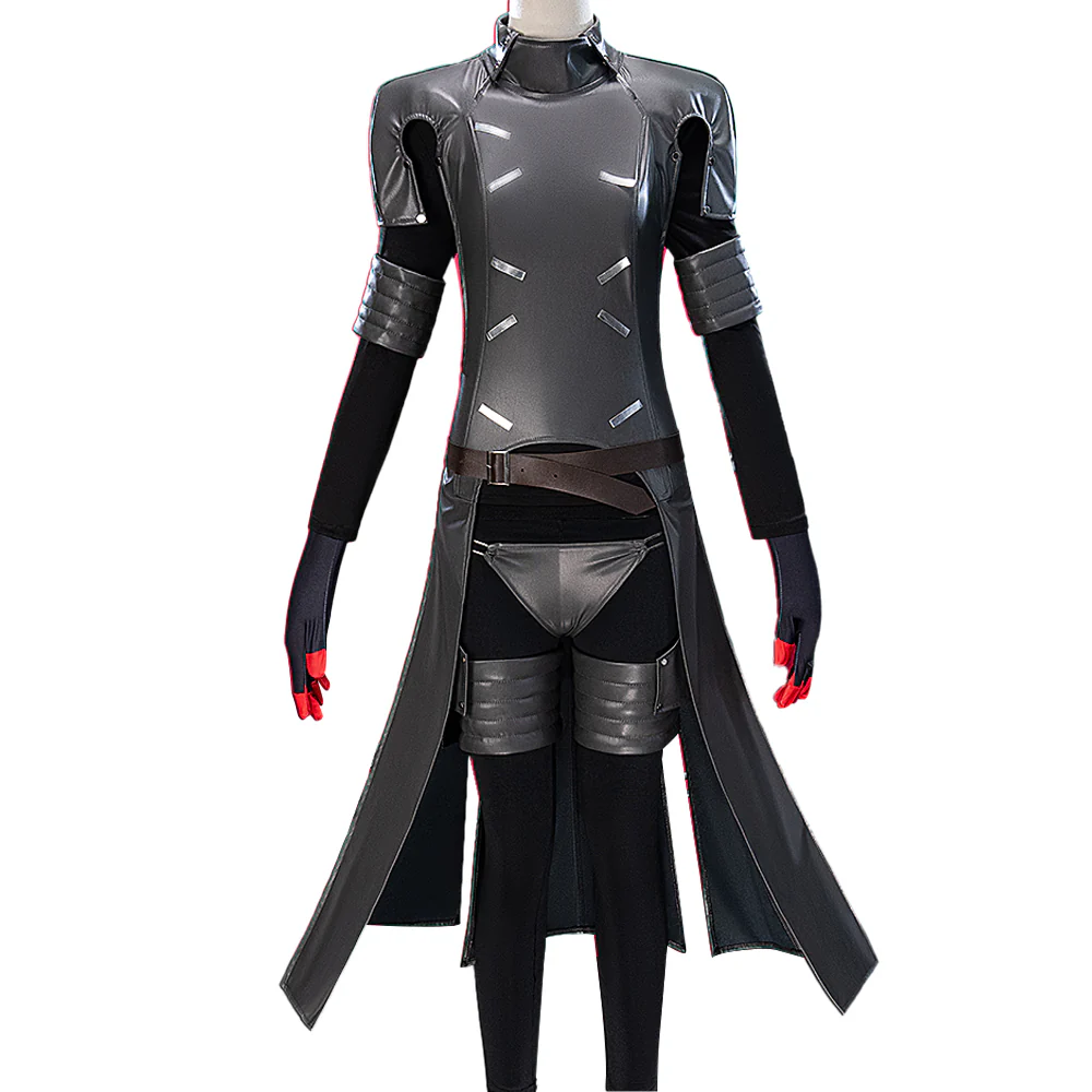 DokiDoki-R Game Cosplay Men Costume Black Combat Suit - Image 5