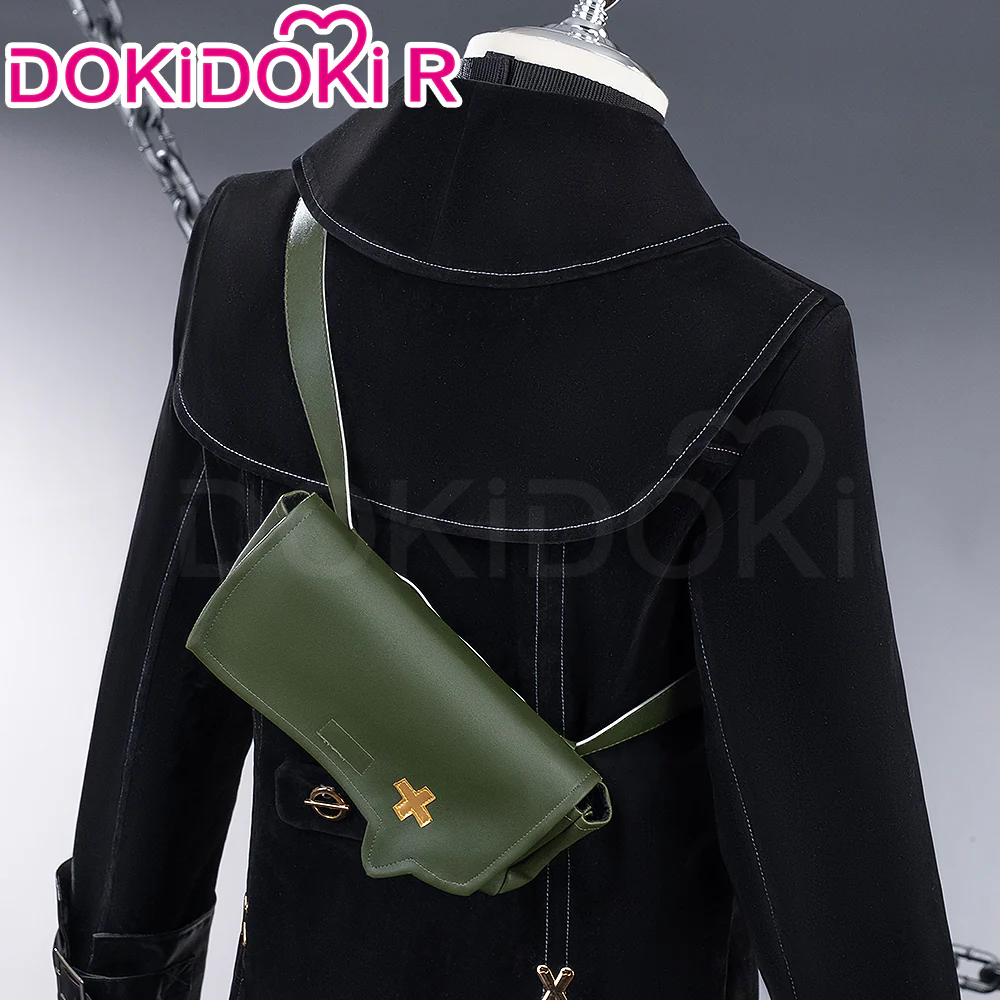 【In Stock】【Size XS-3XL】DokiDoki-R Game Cosplay Cosplay Cotsume Black Coat - Image 4