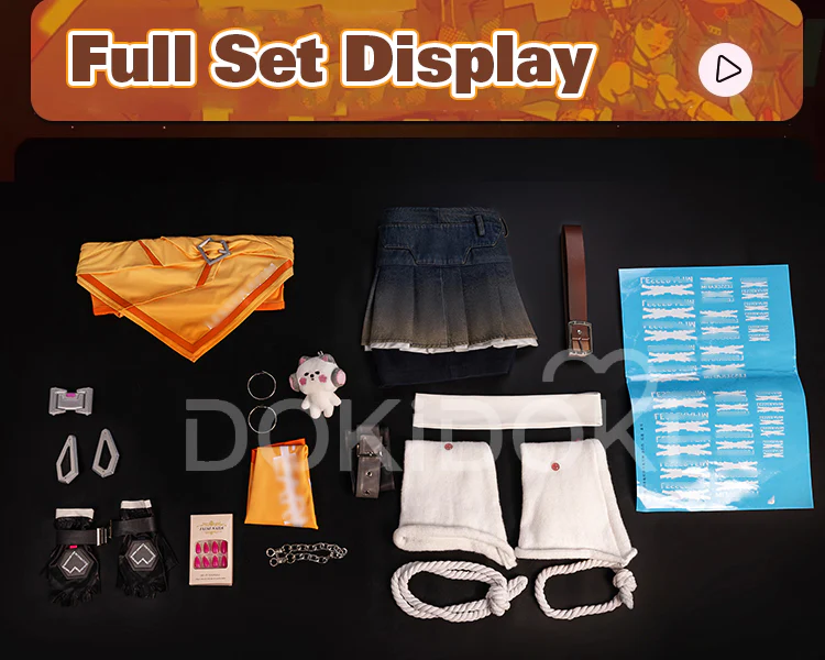 【In Stock】DokiDoki-R Game Cosplay Costume Girl Group Costume - Image 7