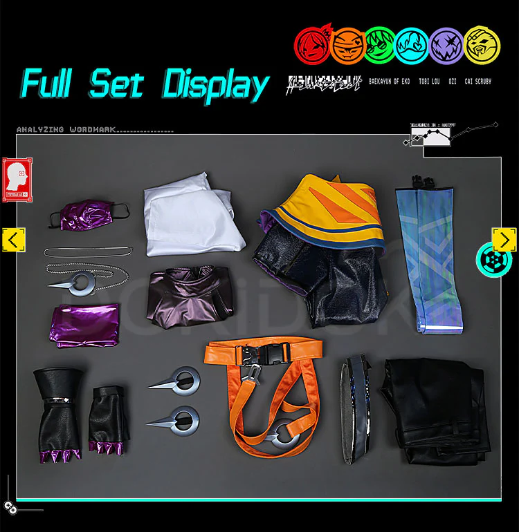 【Ready For Ship】【Last Batch】DokiDoki-R Game Cosplay Costume / Headphone Prop - Image 8