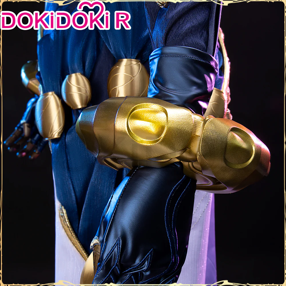DokiDoki-R Game Cosplay Purple Costume Long Sleeve Crop Top - Image 5