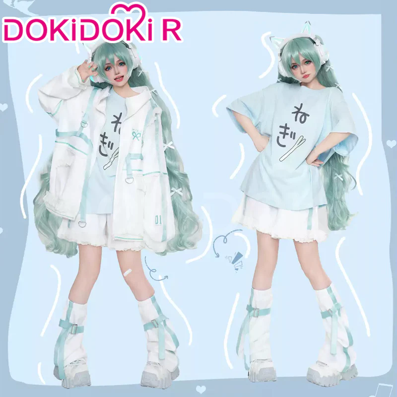 DokiDoki-R Game Cosplay White Costume Casual Wear Daily