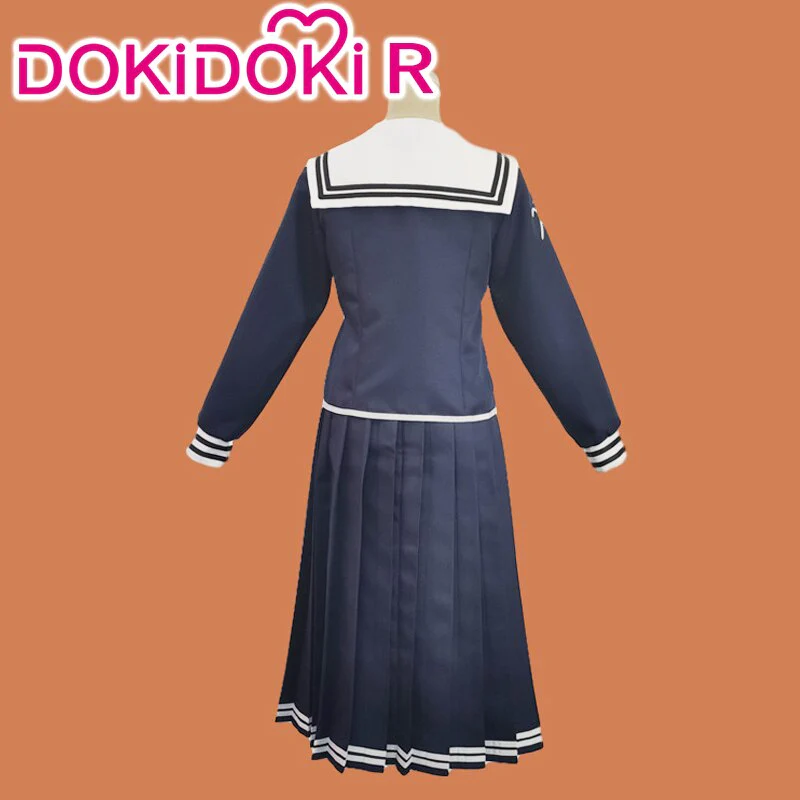 【In Stock】DokiDoki-R Game Cosplay Black Dress School Uniform Costume JK Halloween - Image 3