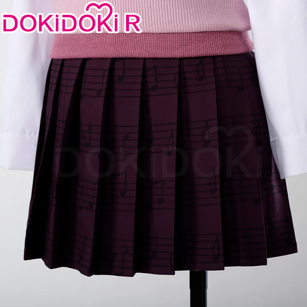 DokiDoki-R Game Cosplay Costume Pink Black Dress Suit - Image 4