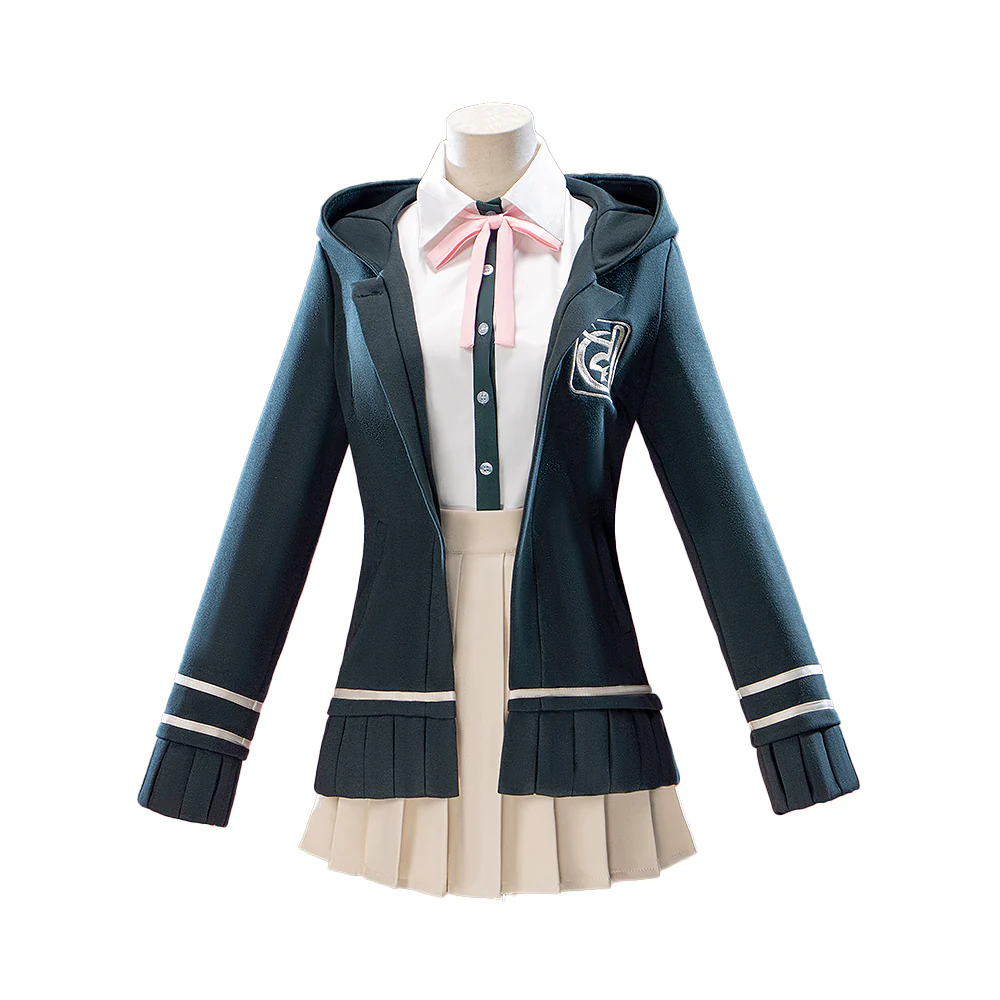 【Size XS-2XL】DokiDoki-R Game Cosplay Black Coat Costume School Uniform JK - Image 5