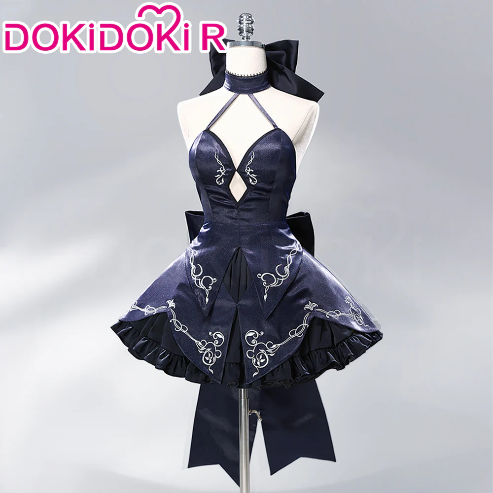 DokiDoki-R Game Fate / Grand Order Cosplay Altria Pendragon Arthur Saber Alter Dress Costume FGO - Image 7