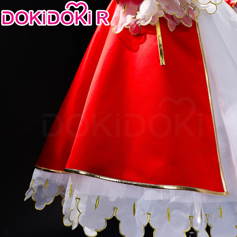 DokiDoki-R Game Fate / Grand Order Cosplay Nero Claudius Costume / Wig Red Saber White - Image 4