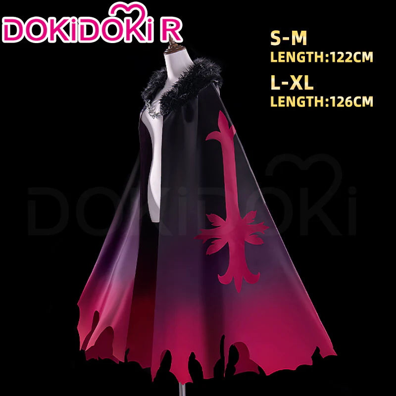 DokiDoki-R Game Fate/stay night Cosplay Jeanne d'Arc Alter Costume Black Suit / Cloak - Image 9