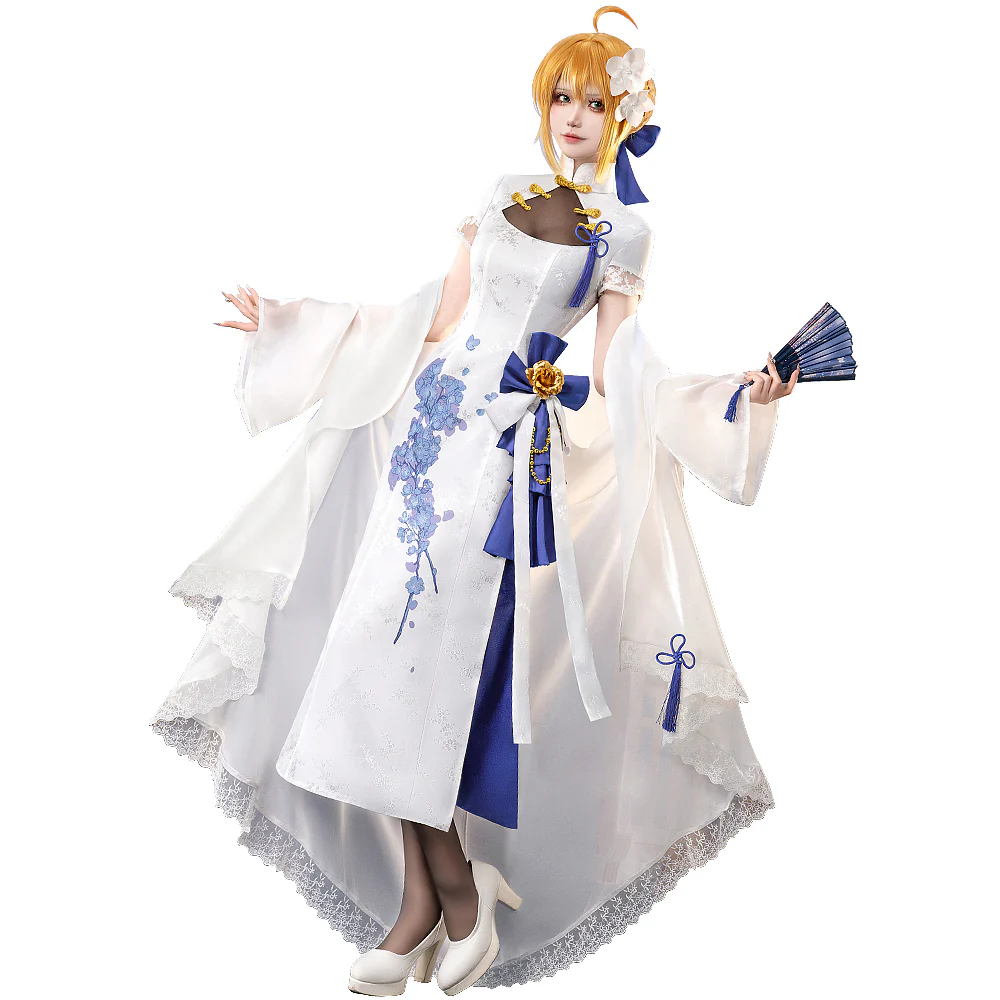 【In Stock】DokiDoki-R Game Fate/stay night Cosplay Altria Pendragon Saber China 4th Anniversary Costume FGO - Image 5