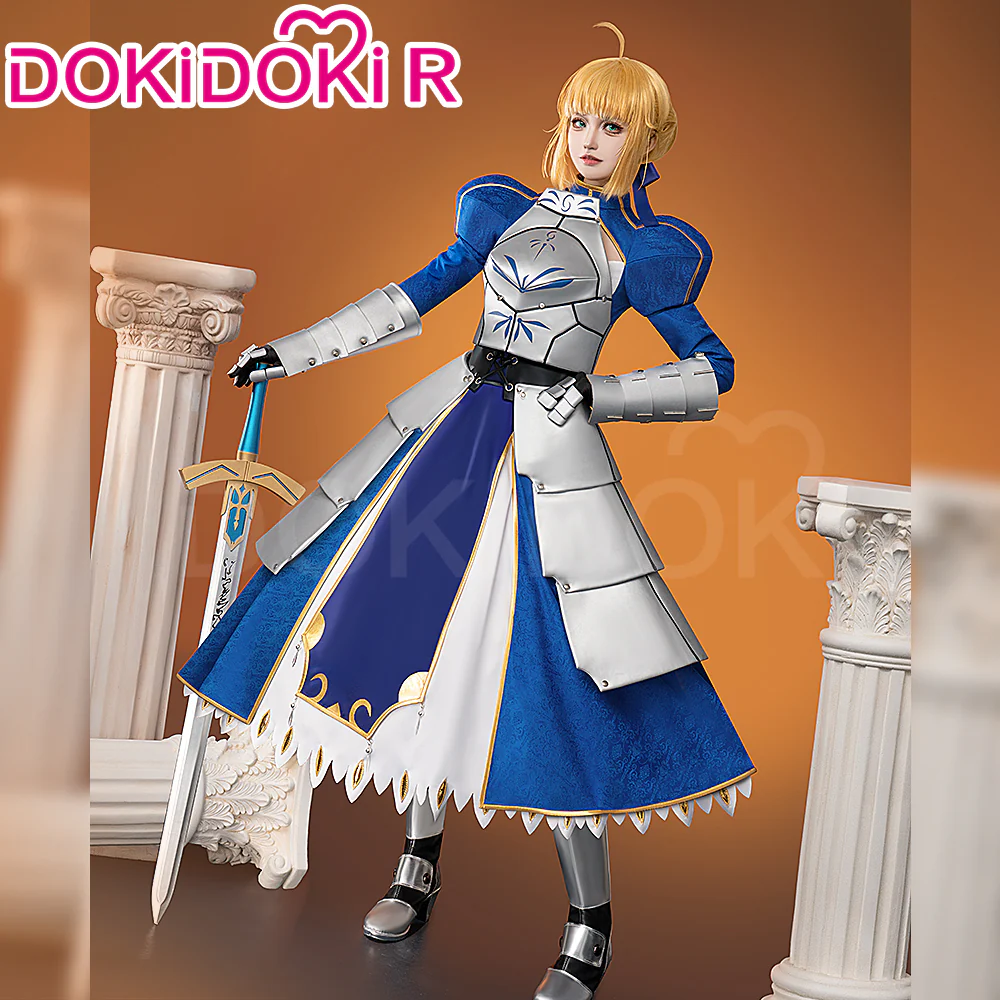 【Partially In Stock】DokiDoki-R Game Fate/stay night Cosplay  Chalice Arturia Pendragon Alter Saber Cosplay  Costume FGO - Image 2