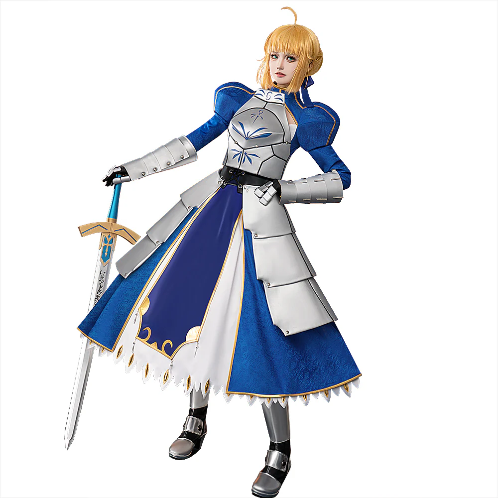 【Partially In Stock】DokiDoki-R Game Fate/stay night Cosplay  Chalice Arturia Pendragon Alter Saber Cosplay  Costume FGO - Image 5