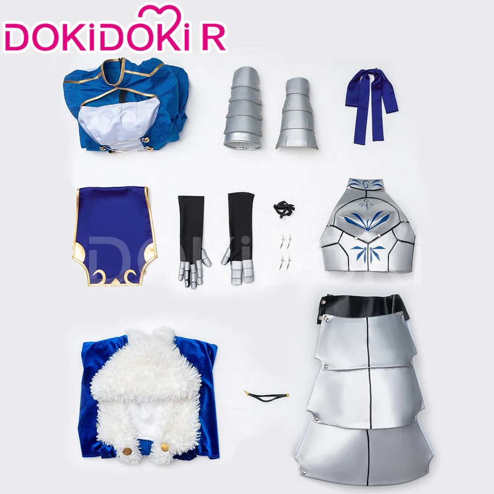 【Partially In Stock】DokiDoki-R Game Fate/stay night Cosplay  Chalice Arturia Pendragon Alter Saber Cosplay  Costume FGO - Image 7