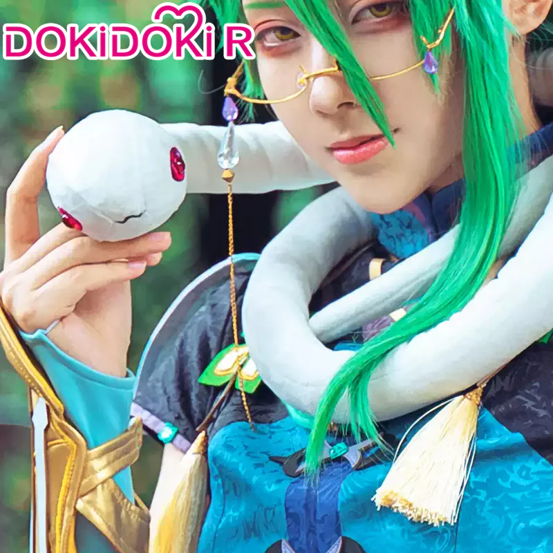 DokiDoki-R Game Genshin Impact Baizhu Cosplay Costume Bai Zhu - Image 4