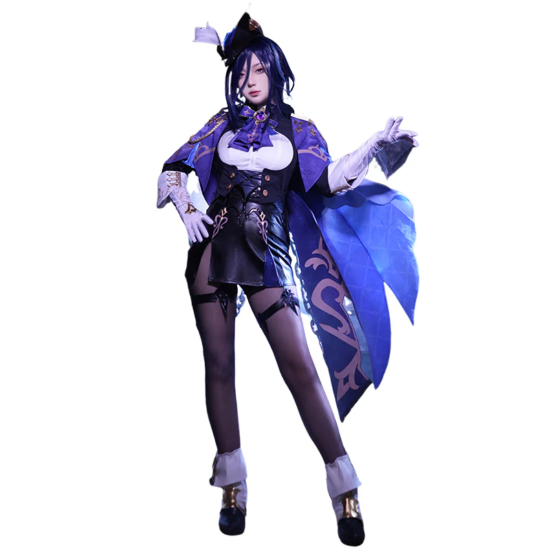 【In Stock】【Last Batch】【Size S-2XL】DokiDoki-R Game Genshin Impact Cosplay Clorinde Fontaine Costume - Image 6