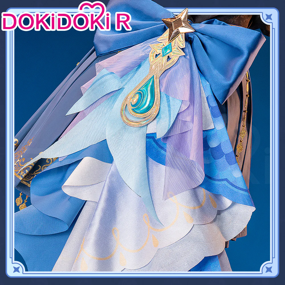 【In Stock】DokiDoki-R Game Genshin Impact Cosplay Furina Costume Lost Abyss Doujin Focalors Fontaine - Image 4