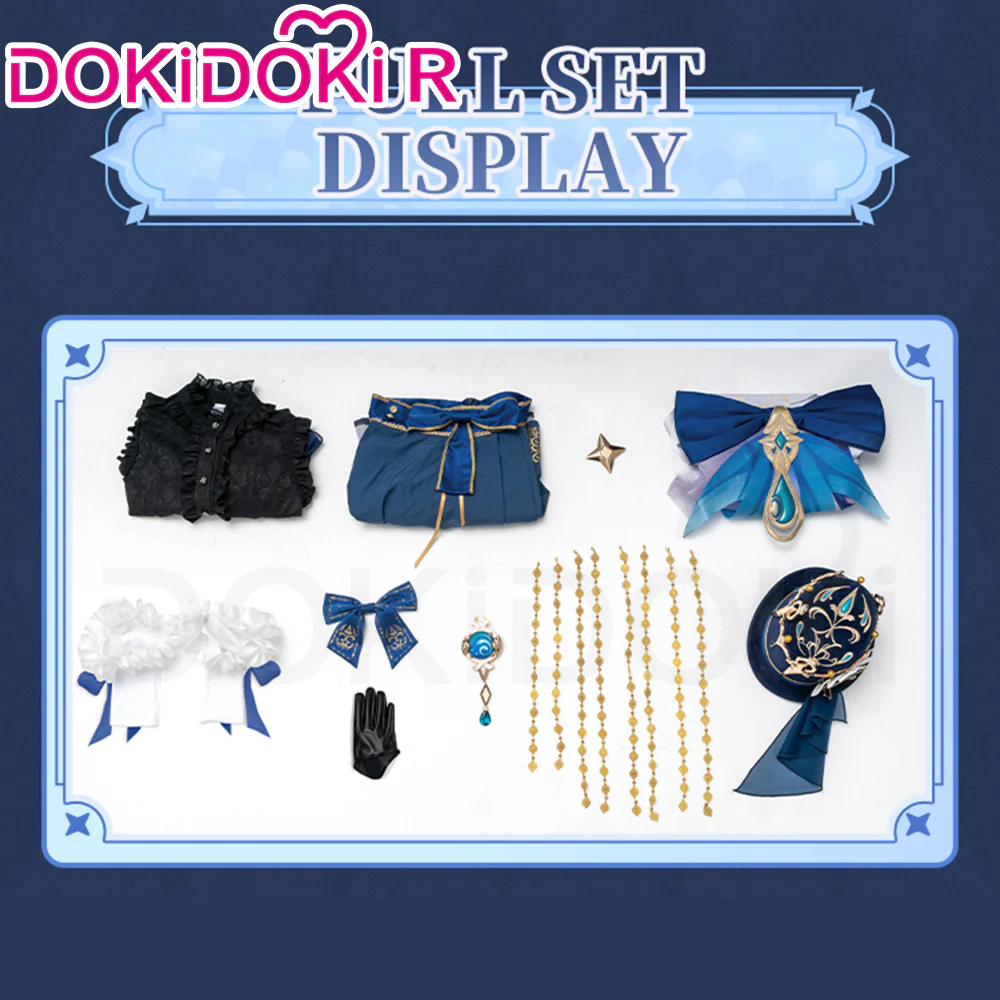 【In Stock】DokiDoki-R Game Genshin Impact Cosplay Furina Costume Lost Abyss Doujin Focalors Fontaine - Image 6