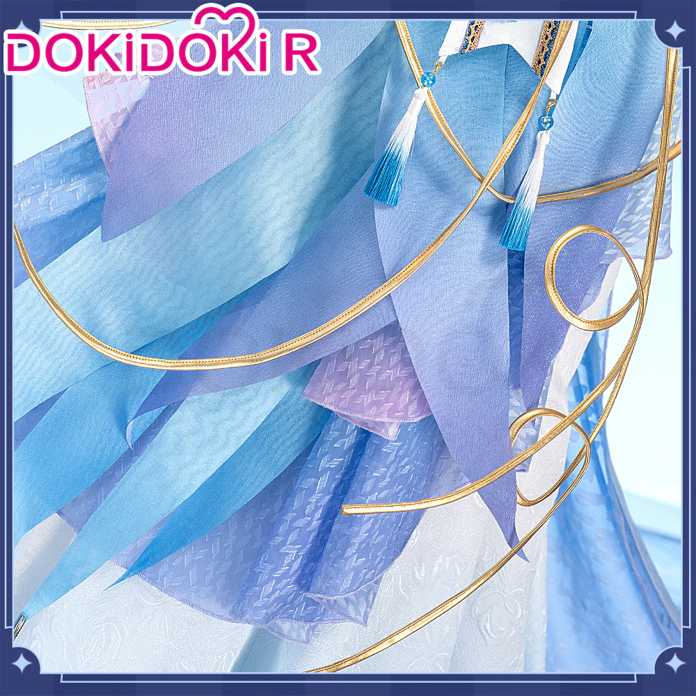【In Stock】DokiDoki-R Game Genshin Impact Cosplay Furina Costume Tides Doujin Dress Fontaine Focalors - Image 3