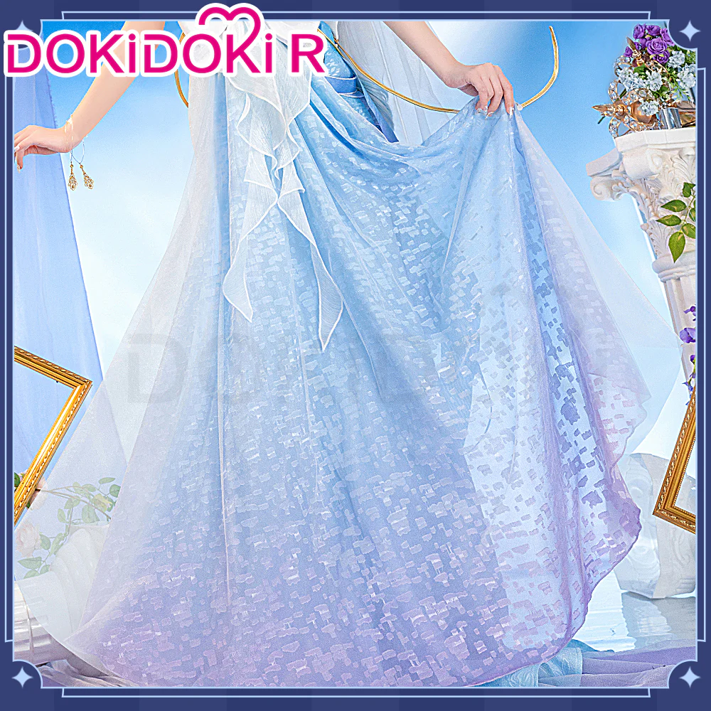 【In Stock】DokiDoki-R Game Genshin Impact Cosplay Furina Costume Tides Doujin Dress Fontaine Focalors - Image 5