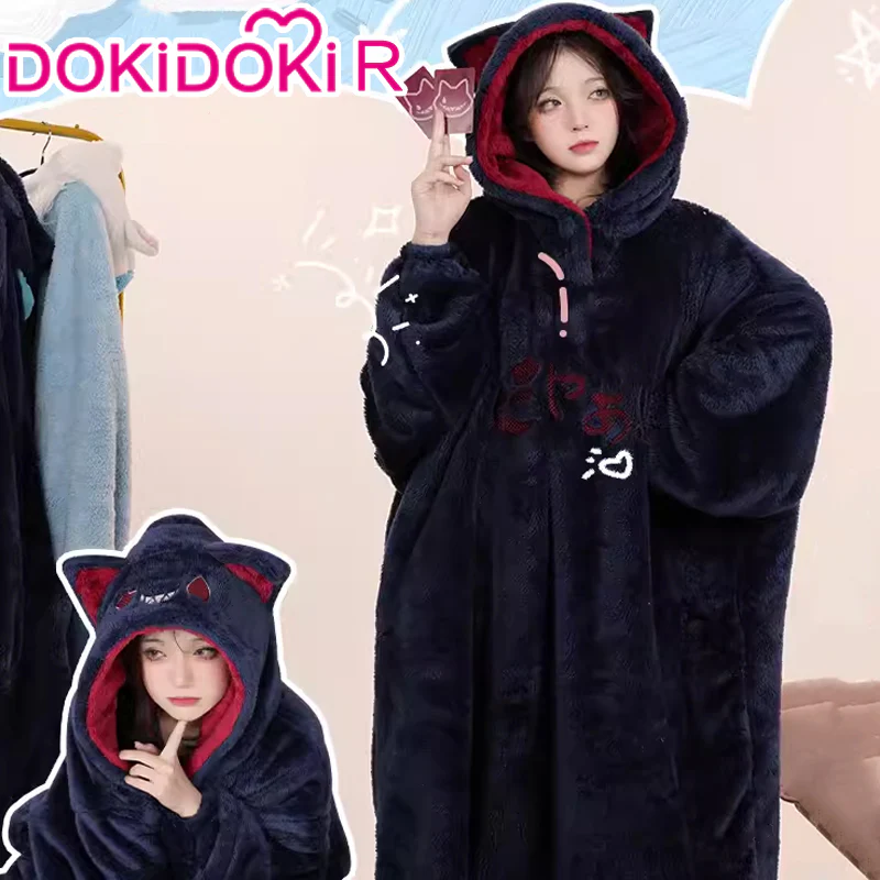 【In Stock】DokiDoki-R Game Genshin Impact Cosplay Lyney / Lynette Costume Winter Sleepwear Pajamas - Image 3