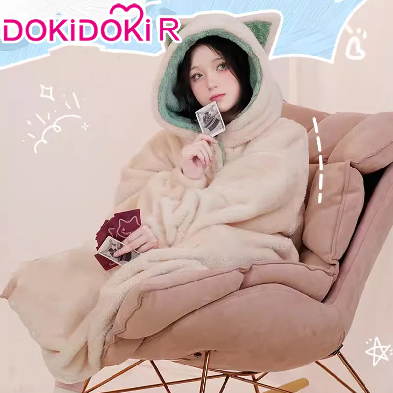 【In Stock】DokiDoki-R Game Genshin Impact Cosplay Lyney / Lynette Costume Winter Sleepwear Pajamas - Image 4