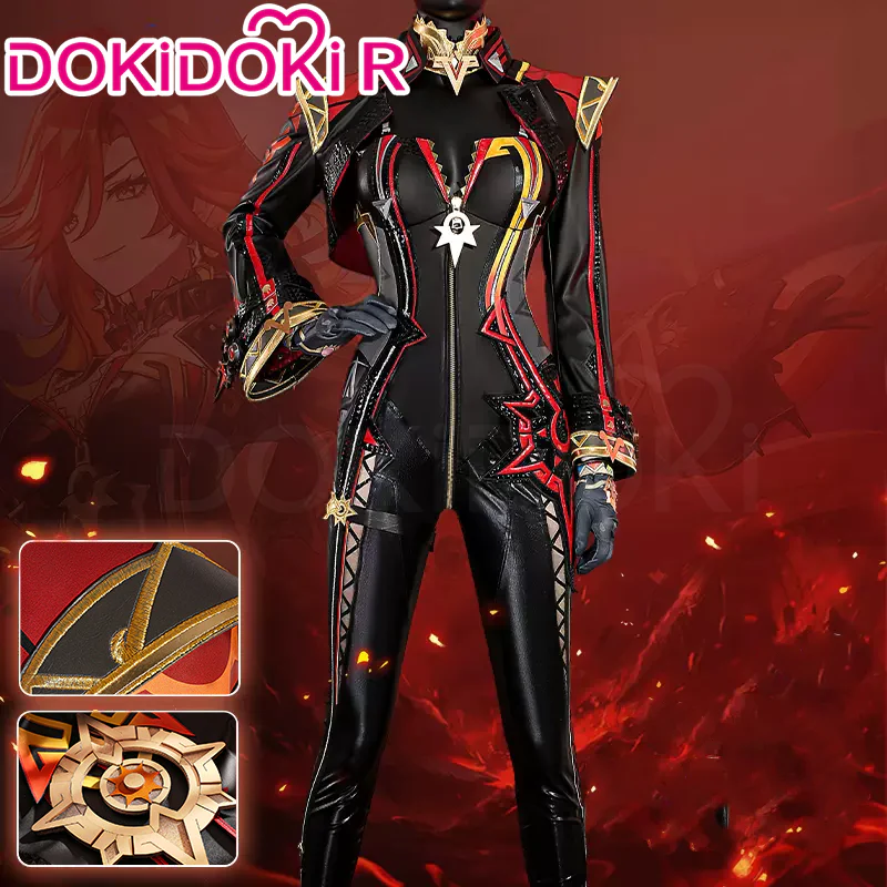 【Size XS-2XL】DokiDoki-R Game Genshin Impact Cosplay Mavuika Costume Natlan