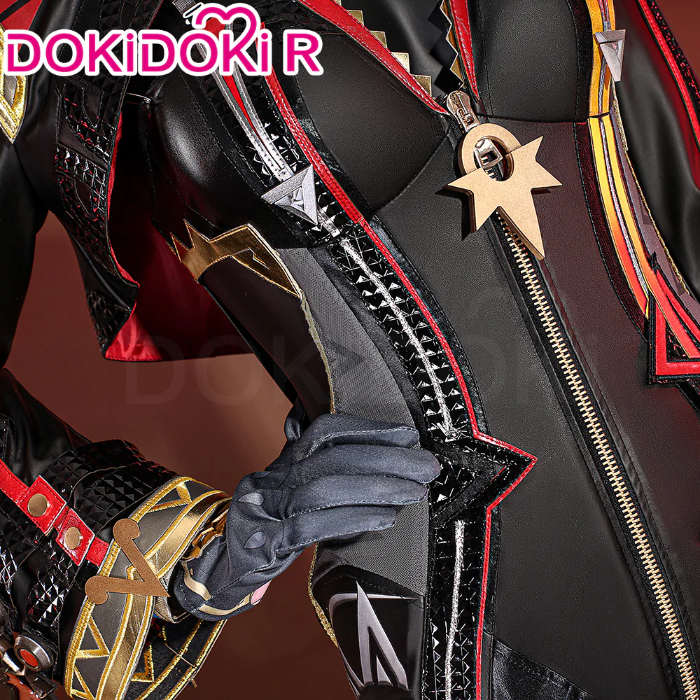 【Size XS-2XL】DokiDoki-R Game Genshin Impact Cosplay Mavuika Costume Natlan - Image 4