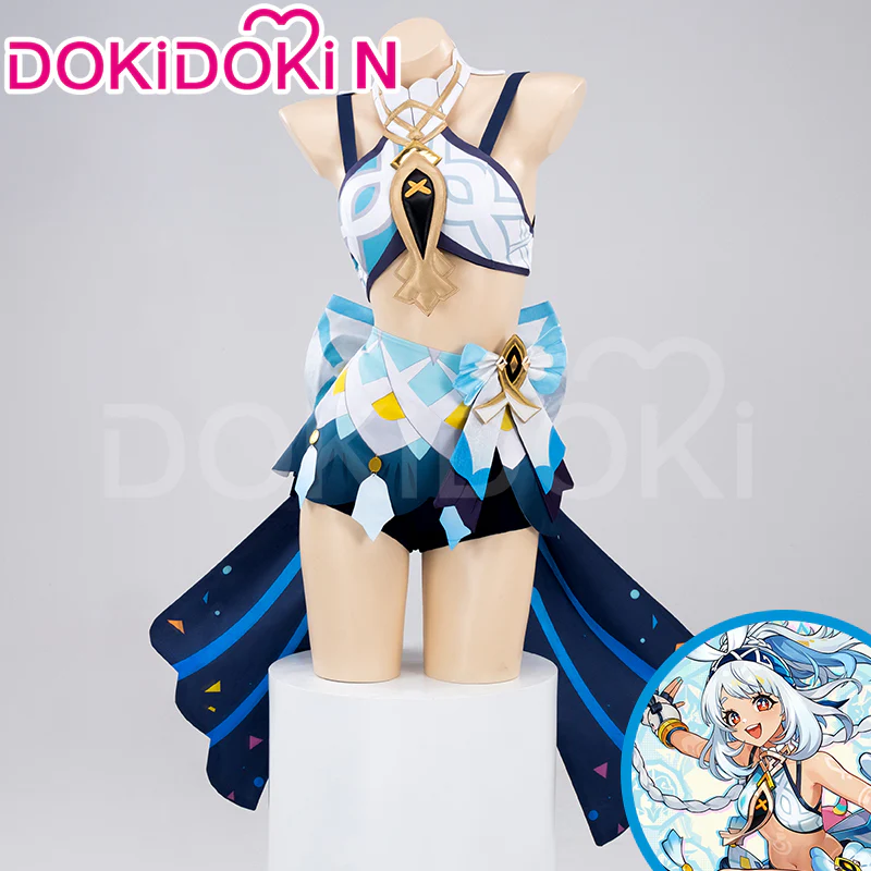 【Partially Ready For Ship】【Size XS-3XL】DokiDoki-N Game Genshin Impact Cosplay Mualani Costume Natlan