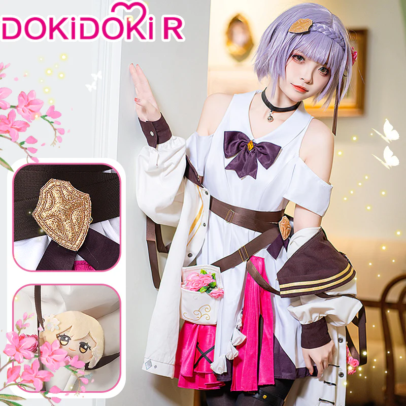 【Ready For Ship】DokiDoki-R Game Genshin Impact Cosplay Noelle Cosplay Custome Doujin - Image 4