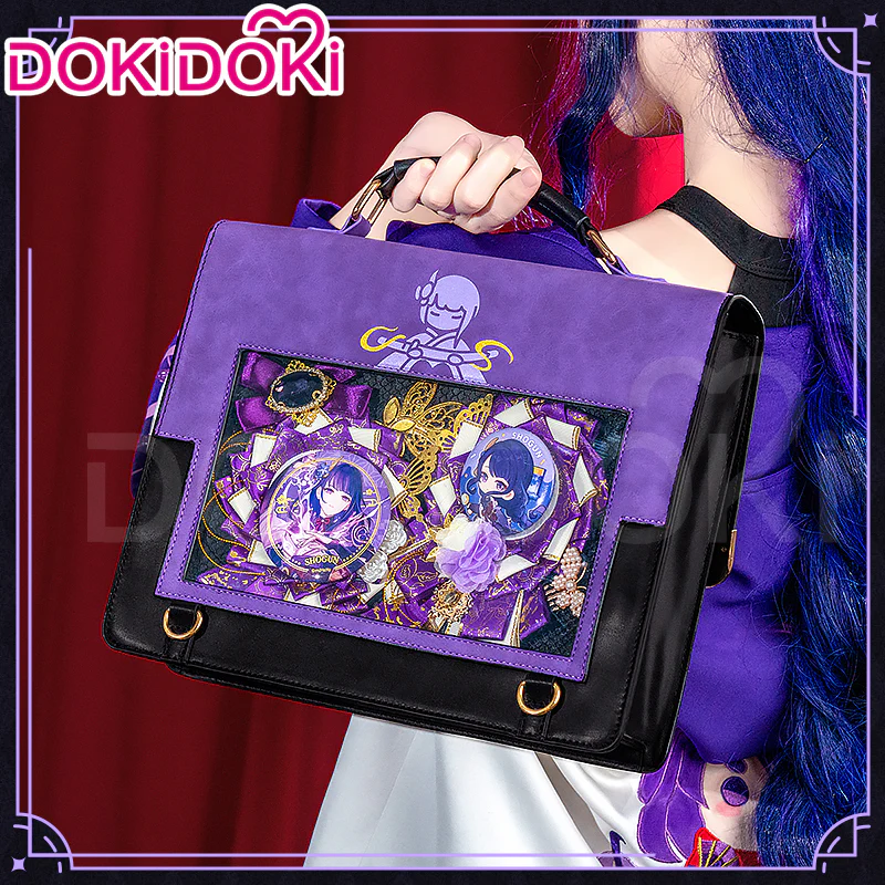 DokiDoki-R Game Genshin Impact Cosplay Raiden Shogun Itabag Bag - Image 3