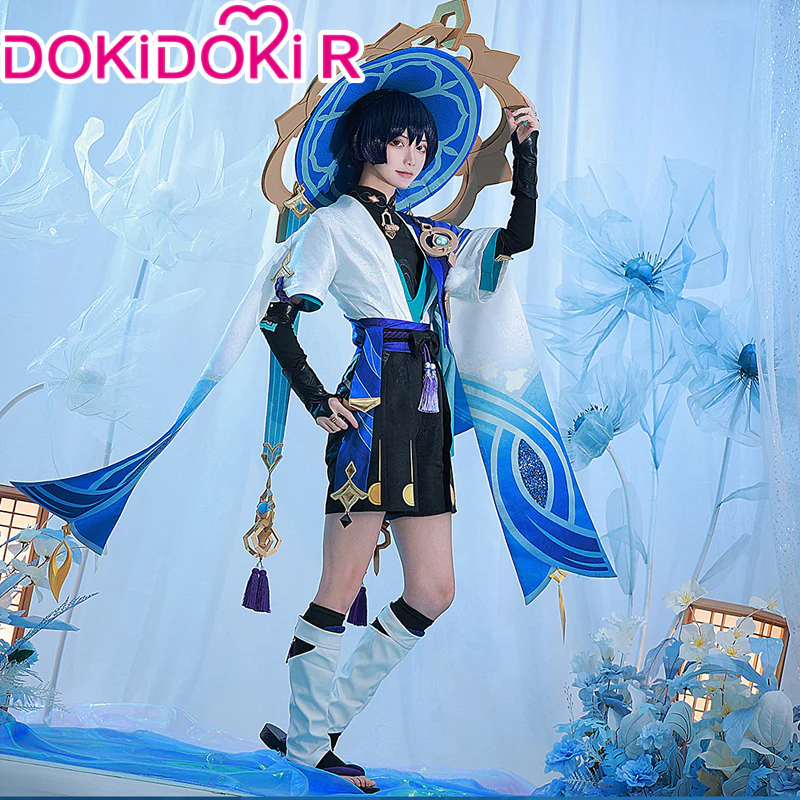 【In Stock】【Size S-2XL】DokiDoki-R Game Genshin Impact Cosplay Scaramouche Costume / Shoes Wanderer - Image 3