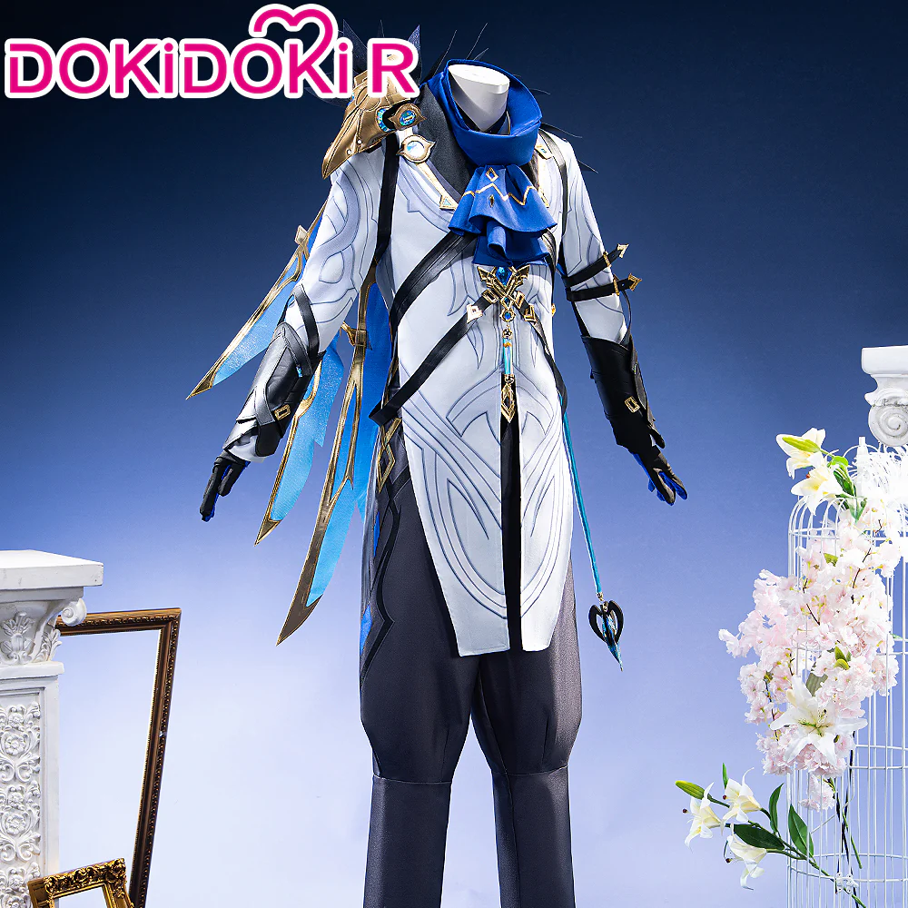 【Size XS-2XL】DokiDoki-R Game Genshin Impact Fatui Harbinger Cosplay  Il Dottore Costume - Image 2
