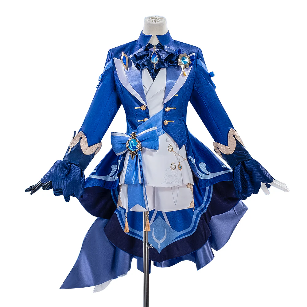 DokiDoki-R Game Genshin Impact Furina Costume Dress Focalors Fontaine - Image 6