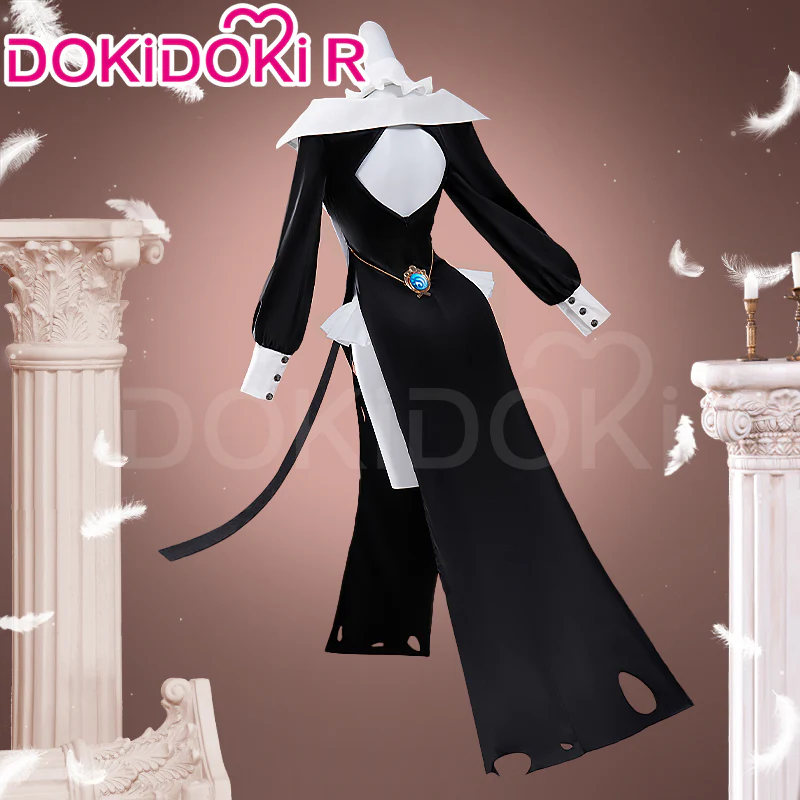 【In Stock】DokiDoki-R Game Genshin Impact Cosplay Sangonomiya Kokomi Costume Doujin Pray Nun Halloween - Image 4