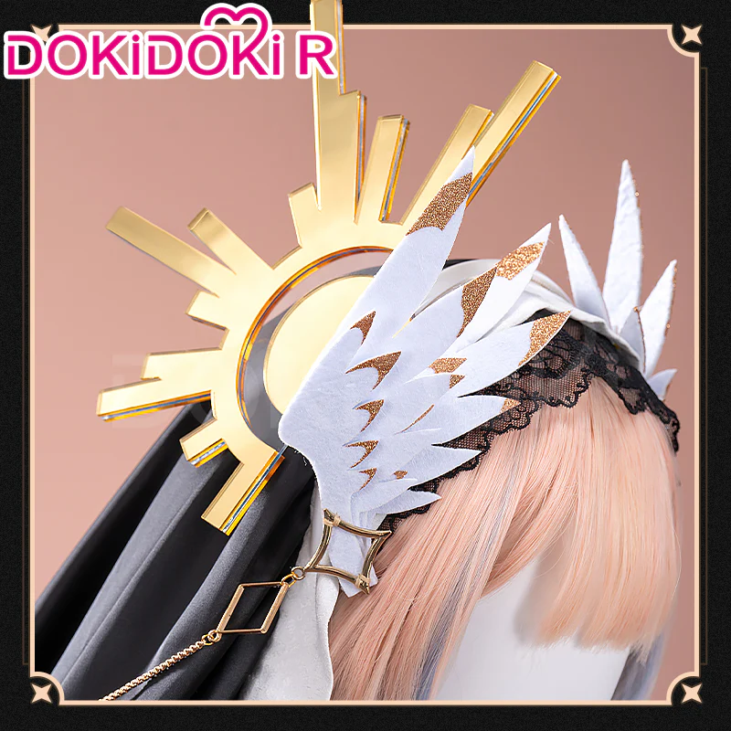 【In Stock】DokiDoki-R Game Genshin Impact Cosplay Sangonomiya Kokomi Costume Doujin Pray Nun Halloween - Image 6