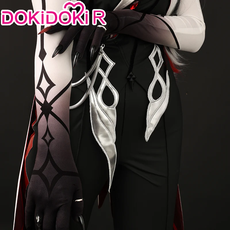 【 In Stock】DokiDoki-R Game Genshin Impact Cosplay The Knave Arlecchino Costume - Image 5