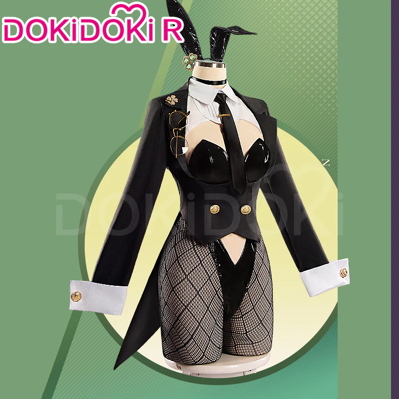 【Size S-2XL】DokiDoki-R Game Cosplay Costume Sexy Bunny Girl