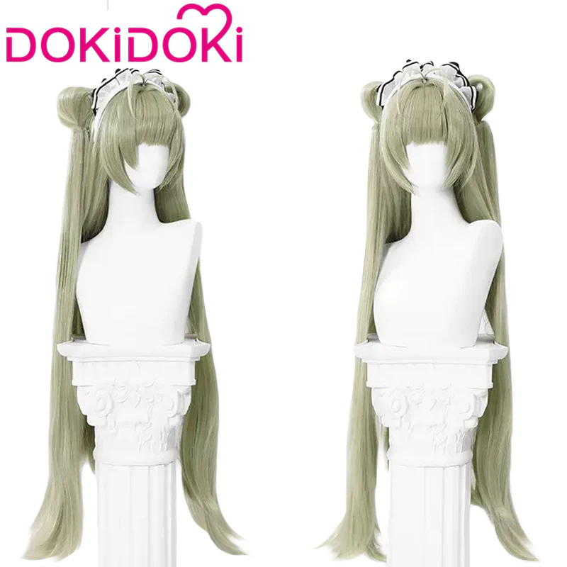 DokiDoki Game Cosplay Cosplay Wig Long Green Hair