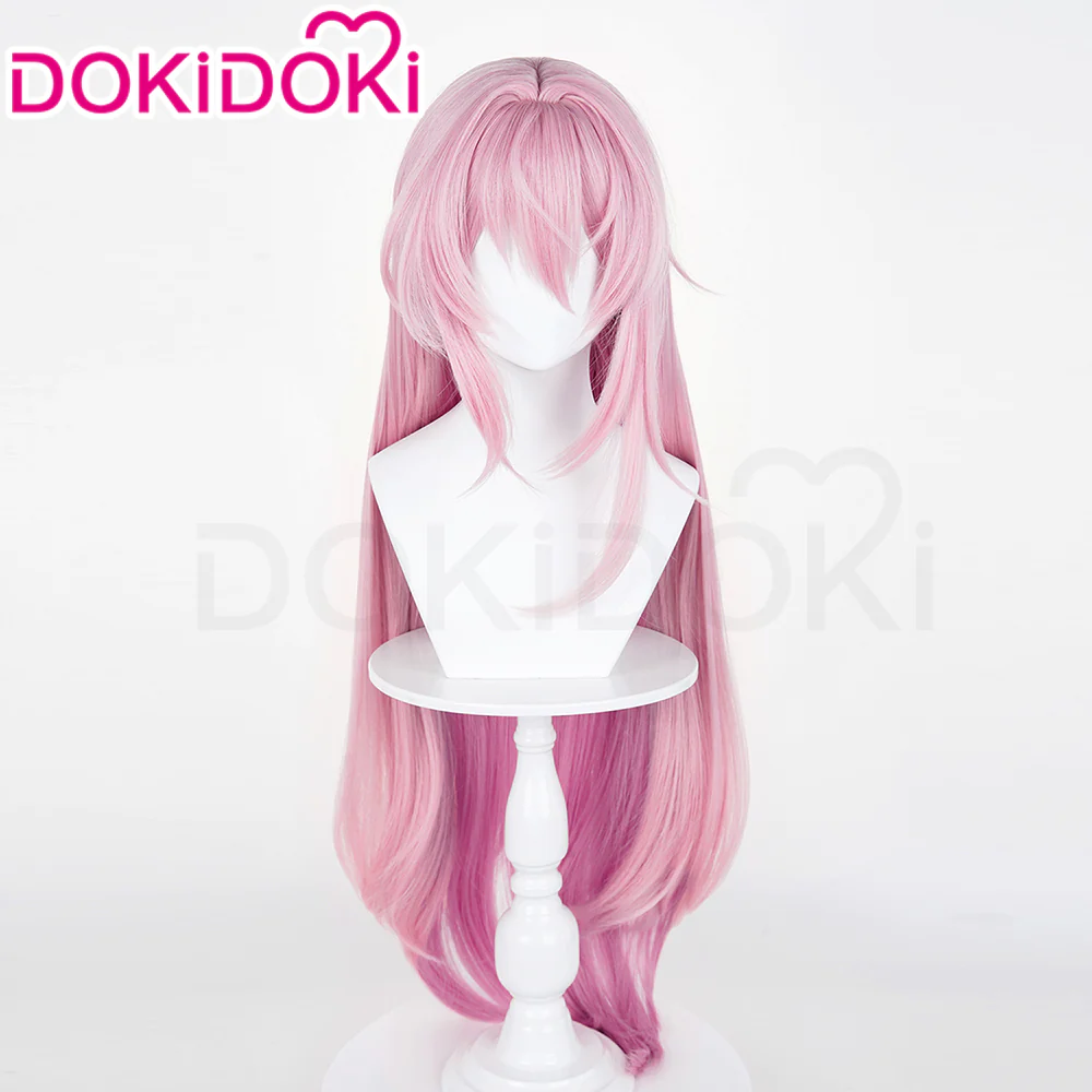 DokiDoki-R Game Cosplay Costume / Wig Sexy Bunny Girl Long Pink Hair - Image 6