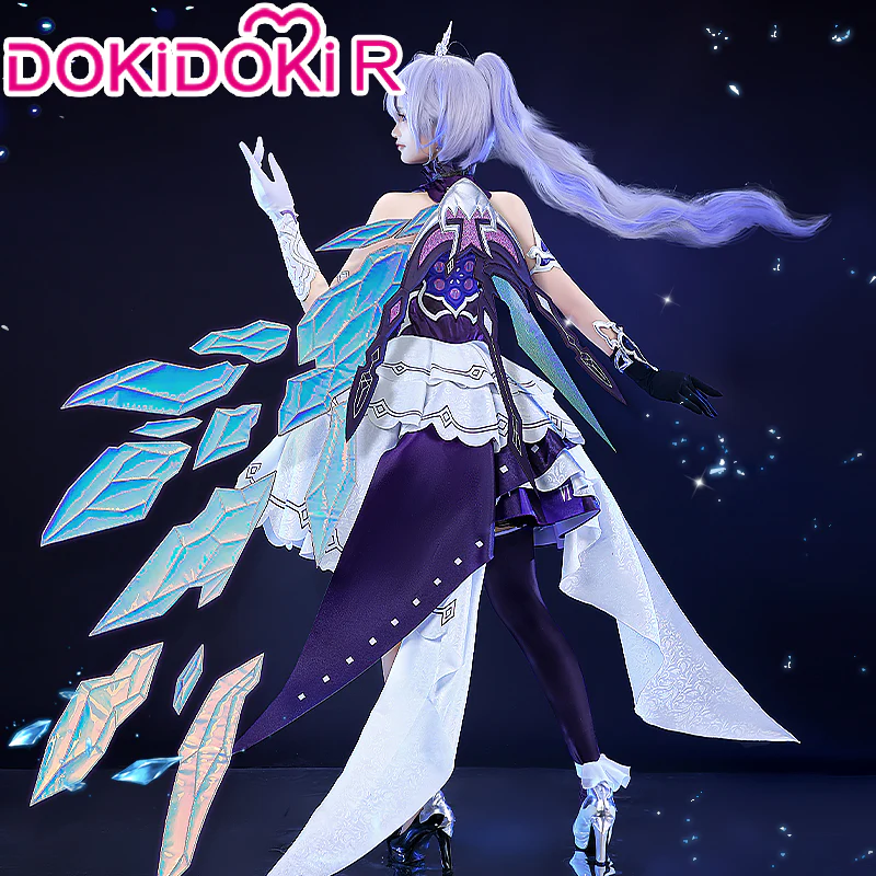 【 In Stock】DokiDoki-R Game Honkai Impact 3 Cosplay Herrscher of Flamescion Time Runner  Kiana Costume / Wig - Image 2