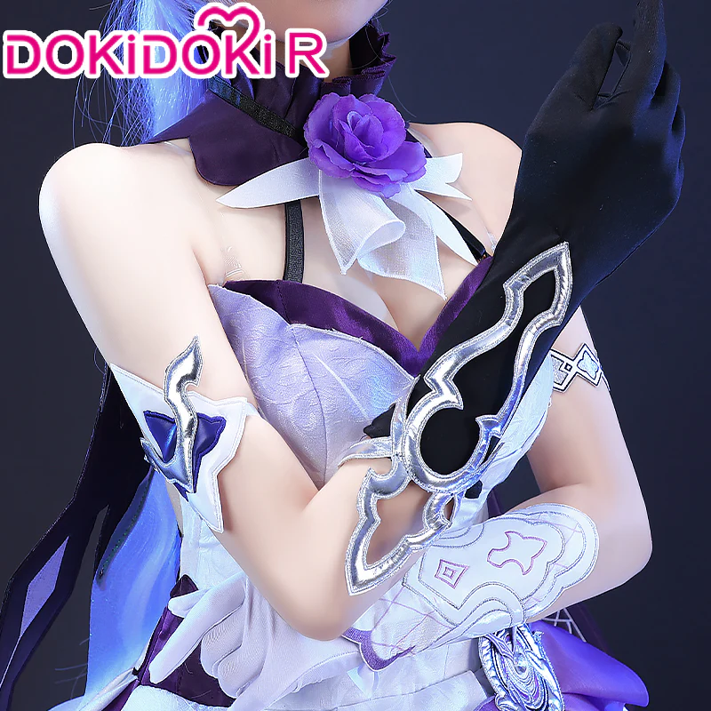 【 In Stock】DokiDoki-R Game Honkai Impact 3 Cosplay Herrscher of Flamescion Time Runner  Kiana Costume / Wig - Image 4