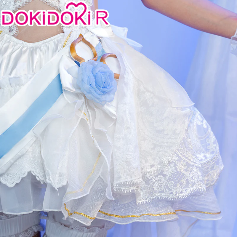 【In Stock】DokiDoki-R Game Honkai Impact 3 Cosplay Rita Vow of Roses Costume Wedding Dress - Image 5
