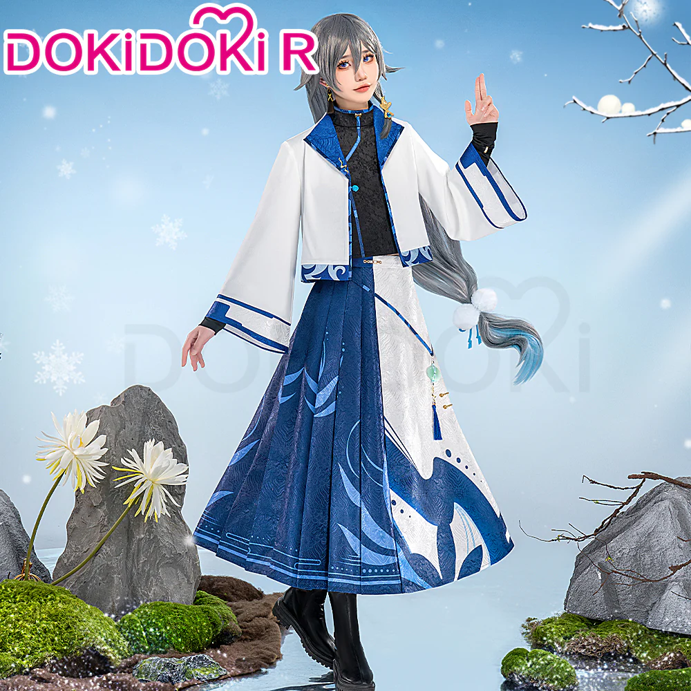 【In Stock】DokiDoki-R Game Honkai Impact 3rd Cosplay Fu Hua Costume Winter Charm FuHua Winter Skin - Image 2