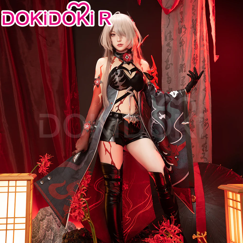 【In Stock】DokiDoki-R Game Honkai: Star Rail Cosplay Acheron Costume White Hair Ver. - Image 2